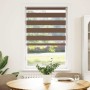 Estor cebra marrón 75x100 cm tejido ancho 70,9 cm poliéster by , Blinds and blinds - Ref: Foro24-4014308, Price: 20,90 €, Dis...