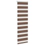 Estor cebra marrón 50x100 cm tejido ancho 45,9 cm poliéster von , Jalousien und Jalousien - Ref: Foro24-4014303, Preis: 18,63...