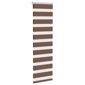 Estor cebra marrón 40x100 cm tejido ancho 35,9 cm poliéster von , Jalousien und Jalousien - Ref: Foro24-4014301, Preis: 17,46...