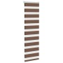 Estor cebra marrón 40x100 cm tejido ancho 35,9 cm poliéster by , Blinds and blinds - Ref: Foro24-4014301, Price: 17,84 €, Dis...