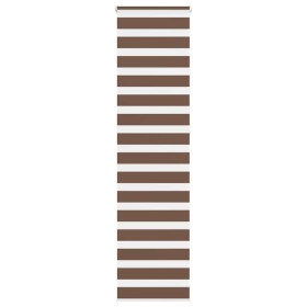 Estor cebra marrón 60x230 cm tejido ancho 55,9 cm poliéster by , Blinds and blinds - Ref: Foro24-4014383, Price: 22,58 €, Dis...