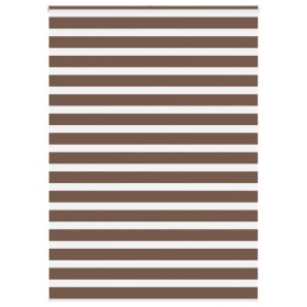 Estor cebra marrón 155x200 cm tejido ancho 150,9 cm poliéster von , Jalousien und Jalousien - Ref: Foro24-4014376, Preis: 39,...
