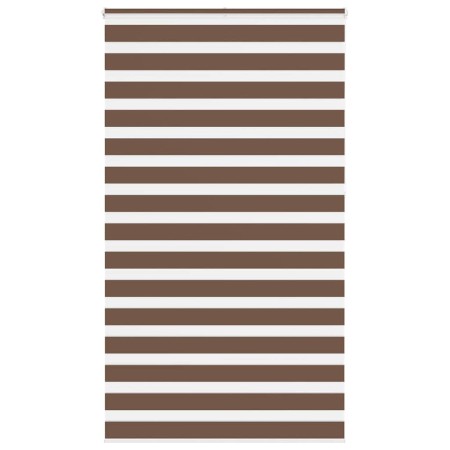 Estor cebra marrón 120x230 cm tejido ancho 115,9 cm poliéster by , Blinds and blinds - Ref: Foro24-4014395, Price: 33,42 €, D...