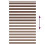 Estor cebra marrón 145x200 cm tejido ancho 140,9 cm poliéster by , Blinds and blinds - Ref: Foro24-4014374, Price: 38,39 €, D...