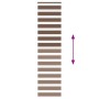 Estor cebra marrón 65x200 cm tejido ancho 55,9 cm poliéster by , Blinds and blinds - Ref: Foro24-4014357, Price: 21,66 €, Dis...