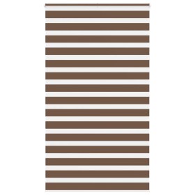 Estor cebra marrón 120x200 cm tejido ancho 115,9 cm poliéster by , Blinds and blinds - Ref: Foro24-4014369, Price: 31,84 €, D...