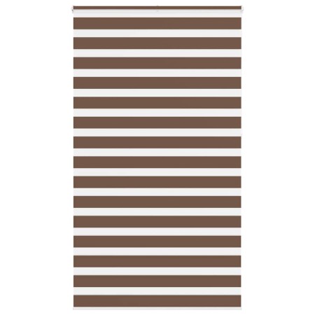 Estor cebra marrón 130x230 cm tejido ancho 125,9 cm poliéster von , Jalousien und Jalousien - Ref: Foro24-4014397, Preis: 27,...
