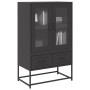 Aparador de acero negro 68x39x111,5 cm by , Sideboards - Ref: Foro24-853362, Price: 147,05 €, Discount: %