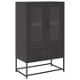 Aparador de acero negro 68x39x111,5 cm by , Sideboards - Ref: Foro24-853362, Price: 147,05 €, Discount: %