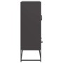 Aparador de acero negro 68x39x111,5 cm by , Sideboards - Ref: Foro24-853362, Price: 147,05 €, Discount: %