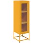 Aparador de acero laminado en frío amarillo 36x39x123 cm by , Sideboards - Ref: Foro24-853395, Price: 96,09 €, Discount: %