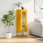 Aparador de acero laminado en frío amarillo 36x39x123 cm by , Sideboards - Ref: Foro24-853395, Price: 96,09 €, Discount: %