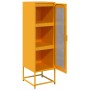 Aparador de acero laminado en frío amarillo 36x39x123 cm by , Sideboards - Ref: Foro24-853395, Price: 96,09 €, Discount: %