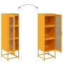 Aparador de acero laminado en frío amarillo 36x39x123 cm by , Sideboards - Ref: Foro24-853395, Price: 96,09 €, Discount: %