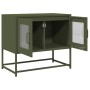 Mueble de TV acero laminado en frío verde oliva 68x39x60,5 cm by , TV Furniture - Ref: Foro24-853336, Price: 73,37 €, Discoun...