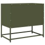 Mueble de TV acero laminado en frío verde oliva 68x39x60,5 cm de , Muebles TV - Ref: Foro24-853336, Precio: 74,03 €