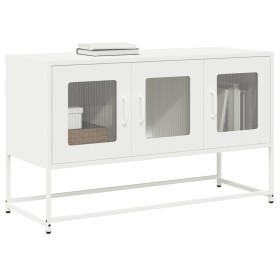 Mueble para TV acero laminado en frío blanco 100,5x39x60,5 cm von , TV-Möbel - Ref: Foro24-853343, Preis: 96,62 €, Rabatt: %