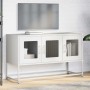 Mueble para TV acero laminado en frío blanco 100,5x39x60,5 cm by , TV Furniture - Ref: Foro24-853343, Price: 97,88 €, Discoun...