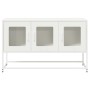 Mueble para TV acero laminado en frío blanco 100,5x39x60,5 cm by , TV Furniture - Ref: Foro24-853343, Price: 97,88 €, Discoun...