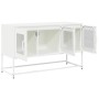 Mueble para TV acero laminado en frío blanco 100,5x39x60,5 cm by , TV Furniture - Ref: Foro24-853343, Price: 97,88 €, Discoun...