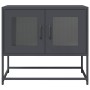 Mueble para TV acero laminado en frío antracita 68x39x60,5 cm de , Muebles TV - Ref: Foro24-853334, Precio: 73,37 €, Descuent...