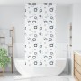 Estor enrollable para ducha tela 90x240 cm ancho 86 cm by , Blinds and blinds - Ref: Foro24-4014824, Price: 18,63 €, Discount: %