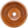 Lavabo de madera maciza de teca Φ40x20 cm de vidaXL, Lavabos - Ref: Foro24-326161, Precio: 112,82 €, Descuento: %