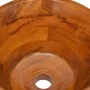 Lavabo de madera maciza de teca Φ40x20 cm de vidaXL, Lavabos - Ref: Foro24-326161, Precio: 112,82 €, Descuento: %