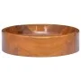 Solid teak wood washbasin Φ40x10 cm by vidaXL, Sinks - Ref: Foro24-326159, Price: 122,63 €, Discount: %