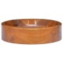 Solid teak wood washbasin Φ40x10 cm by vidaXL, Sinks - Ref: Foro24-326159, Price: 124,48 €, Discount: %