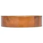 Solid teak wood washbasin Φ40x10 cm by vidaXL, Sinks - Ref: Foro24-326159, Price: 122,63 €, Discount: %