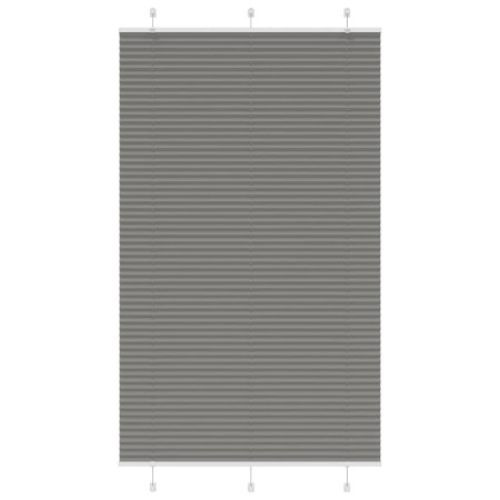 Estor Plisado Antracita 115x200 cm Tela Ancho 114,4cm Poliéster de , Persianas y estores - Ref: Foro24-4015112, Precio: 24,60...