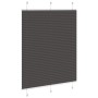 Estor Plisado negro 105x150 cm Tela Ancho 104,4 cm Poliéster de , Persianas y estores - Ref: Foro24-4015144, Precio: 20,10 €,...