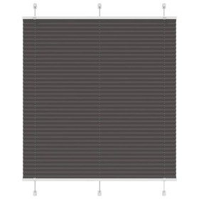 Estor Plisado negro 115x150 cm Tela Ancho 114,4 cm Poliéster by , Blinds and blinds - Ref: Foro24-4015146, Price: 23,52 €, Di...