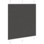 Estor Plisado negro 115x150 cm Tela Ancho 114,4 cm Poliéster de , Persianas y estores - Ref: Foro24-4015146, Precio: 22,29 €,...