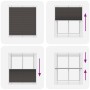 Estor Plisado negro 115x150 cm Tela Ancho 114,4 cm Poliéster de , Persianas y estores - Ref: Foro24-4015146, Precio: 22,29 €,...
