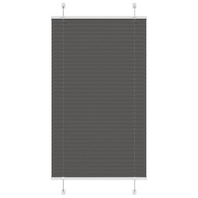 Estor Plisado negro 75x150 cm Tela Ancho 74,4 cm Poliéster by , Blinds and blinds - Ref: Foro24-4015138, Price: 22,45 €, Disc...