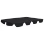 Replacement canopy for garden swing black 150/130x105/70 cm by vidaXL, Covers for tents and gazebos - Ref: Foro24-312106, Pri...