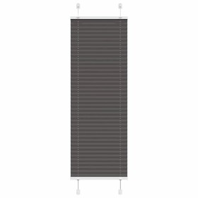 Estor Plisado negro 50x150 cm Tela Ancho 49,4 cm Poliéster by , Blinds and blinds - Ref: Foro24-4015133, Price: 20,90 €, Disc...