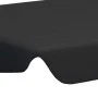 Replacement canopy for garden swing black 150/130x105/70 cm by vidaXL, Covers for tents and gazebos - Ref: Foro24-312106, Pri...