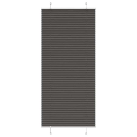 Estor Plisado negro 95x200 cm Tela Ancho 94,4 cm Poliéster de , Persianas y estores - Ref: Foro24-4015159, Precio: 24,33 €, D...