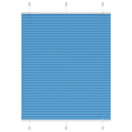 Estor Plisado azul 105x100 cm Tela Ancho 104,4 cm Poliéster