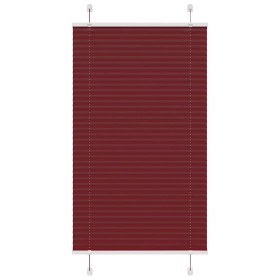 Estor Plisado rojo burdeos 75x100 cm Tela Ancho 74,4 cm by , Blinds and blinds - Ref: Foro24-4015223, Price: 19,94 €, Discoun...