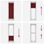 Estor Plisado rojo burdeos 60x200 cm Tela Ancho 59,4 cm by , Blinds and blinds - Ref: Foro24-4015254, Price: 20,01 €, Discoun...