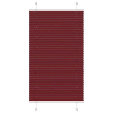Estor Plisado rojo burdeos 75x150 cm Tela Ancho 74,4 cm by , Blinds and blinds - Ref: Foro24-4015240, Price: 17,12 €, Discoun...