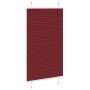 Estor Plisado rojo burdeos 75x150 cm Tela Ancho 74,4 cm by , Blinds and blinds - Ref: Foro24-4015240, Price: 17,12 €, Discoun...