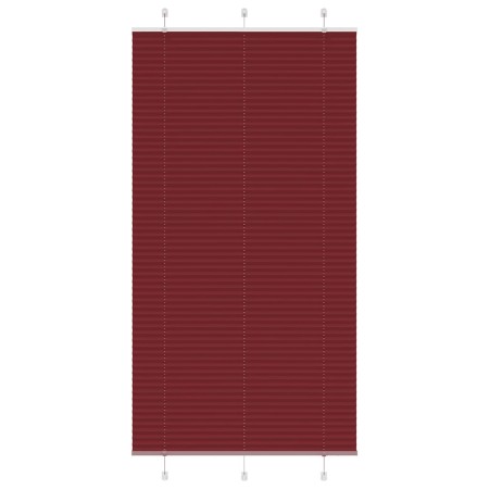 Estor Plisado rojo burdeos 105x200 cm Tela Ancho 104,4 cm de , Persianas y estores - Ref: Foro24-4015263, Precio: 22,13 €, De...