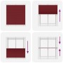 Estor Plisado rojo burdeos 120x150 cm Tela Ancho 119,4 cm by , Blinds and blinds - Ref: Foro24-4015249, Price: 21,85 €, Disco...