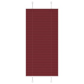 Estor Plisado rojo burdeos 60x150 cm Tela Ancho 59,4 cm de , Persianas y estores - Ref: Foro24-4015237, Precio: 19,57 €, Desc...