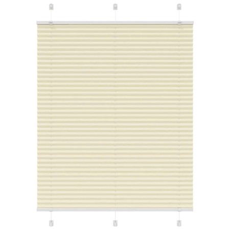 Estor Plisado crema 105x100 cm Tela Ancho 104,4 cm Poliéster de , Persianas y estores - Ref: Foro24-4015280, Precio: 18,76 €,...